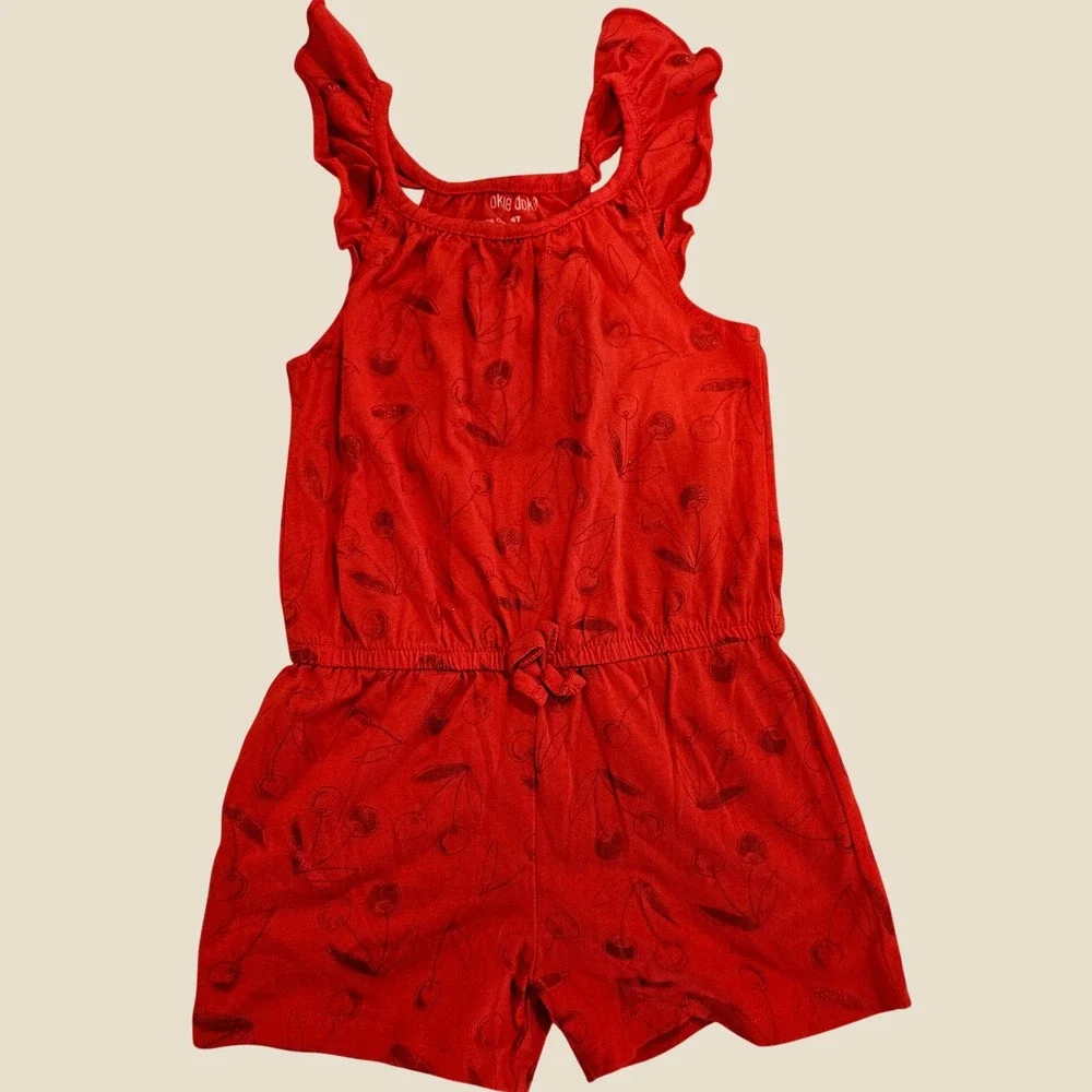 Disney Wonder Nation Okie Dokie Girls 4T Bundle Dress Romper Skirt Shorts 7pc